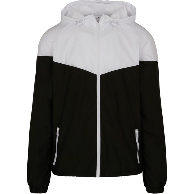 Build Your Brand Men's Two-tone tech windrunner jacket BY129