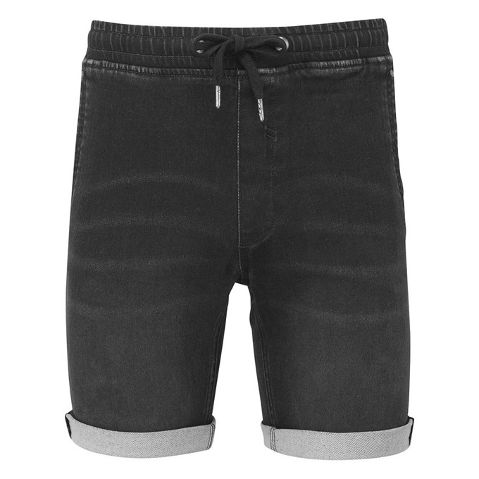 Wombat Clothing Men’s denim drawstring shorts WB907
