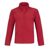 B&C ID.701 Softshell jacket Red/ Warm Grey Lining