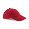 Low-profile heavy cotton drill cap Classic Red
