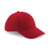 Pro-style heavy brushed cotton cap Classic Red