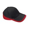 Teamwear competition cap Black/ Classic Red