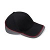 Teamwear competition cap Black/ Graphite Grey/ Classic Red