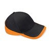Teamwear competition cap Black/ Orange