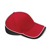 Teamwear competition cap BC171CRBK ClassicRed/   Black