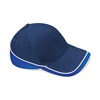 Teamwear competition cap French Navy/ Bright Royal/ White