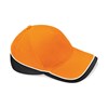 Teamwear competition cap Orange/ Black/  White