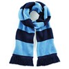 Varsity scarf French Navy / Sky Blue