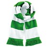 Varsity scarf Kelly Green / White