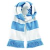 Varsity scarf Sky Blue / White