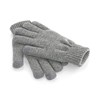 Touchscreen smart gloves Heather Grey