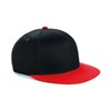 Youth size snapback Black/ Bright Red