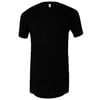 Unisex long body urban t-shirt BE122BLAC2XL Black
