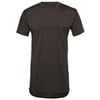 Unisex long body urban t-shirt BE122DGHE2XL Dark Grey Heather