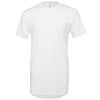 Unisex long body urban t-shirt BE122WHIT2XL White