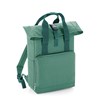 Twin handle roll-top backpack  Sage Green