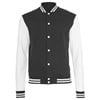 Sweat college jacket BY015BKWH2XL Black/   White