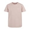 Build Your Brand Kids basic tee 2.0 BY158 Dusk Rose