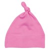 Baby one-knot hat Bubblegum Pink