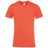 Unisex Jersey crew neck t-shirt Coral
