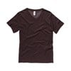 Unisex Jersey v-neck t-shirt Brown