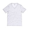 Unisex Jersey v-neck t-shirt White