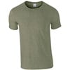 Softstyle® adult ringspun t-shirt Heather Military Green
