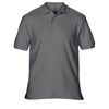 Premium cotton double piqué sport shirt Charcoal