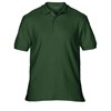 Premium cotton double piqué sport shirt Forest Green