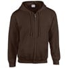 Heavy Blend™  full zip hooded sweatshirt Dark Chocolate