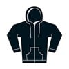 Gidan Softstyle midweight fleece adult full-zip hooded sweatshirt GD068