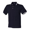 Double tipped collar and cuff polo shirt HB150NYWH2XL Navy White tipping