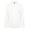 Wicking antibacterial long sleeve shirt White