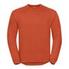 Heavy duty crew neck sweatshirt Orange