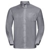 Long sleeve Easycare Oxford shirt Silver