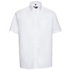 Short sleeve easycare Oxford shirt White