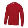 Long sleeve cool T Fire Red
