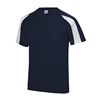 Contrast cool T French Navy/ Arctic White