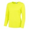 Girlie long sleeve cool T Electric Yellow