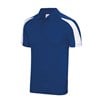 Contrast cool polo Royal Blue/Artic White
