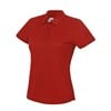 Girlie cool polo Fire Red