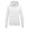 Girlie college hoodie Arctic White