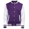 Varsity jacket Purple / White