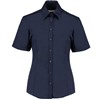 Business blouse short sleeved Dark Navy