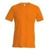 Short sleeve v-neck t-shirt Orange