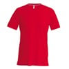 Short sleeve v-neck t-shirt Red