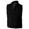 Quilted bodywarmer Black