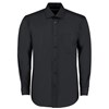 Business shirt long sleeved Black