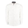Contrast premium Oxford shirt (button-down collar) long sleeve White/ Navy