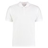 Klassic slim fit polo short sleeved Superwash® 60ºC White